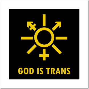 God Is Trans Posters and Art